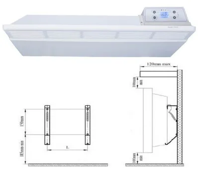 Elektrický konvektor do kontejneru 2 kW