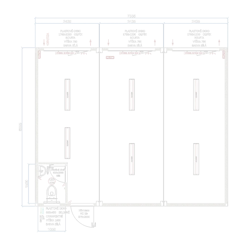 Trojitá buňka - TB /WC